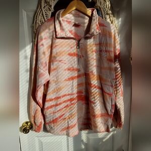 PINK Victoria's Secret Pink Tie-Dye Zip-Up